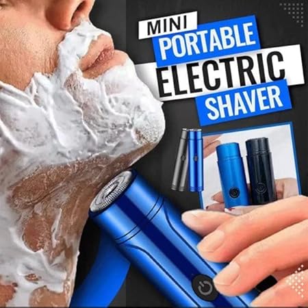 "Mini Electric Shaver - Pocket Size Rechargeable & Waterproof Shaver for Men and Women"