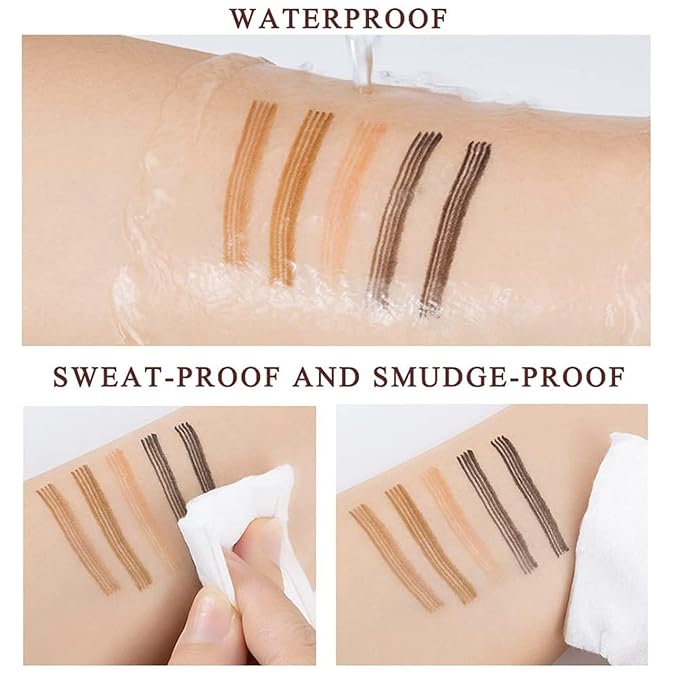 3D Waterproof Microblading Eyebrow Pen 4 Fork Tip Tattoo Pencil
