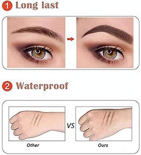 3D Waterproof Microblading Eyebrow Pen 4 Fork Tip Tattoo Pencil