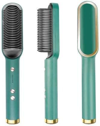 Professional Electric Hair Straightener Comb – Fast Heating Brush for Silky Smooth Hair