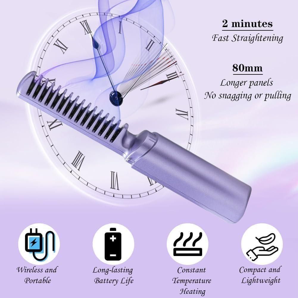 Mini Hair Straightener – Portable, Fast-Heating, & Gentle on Hair  Perfect for Travel & Everyday Styling
