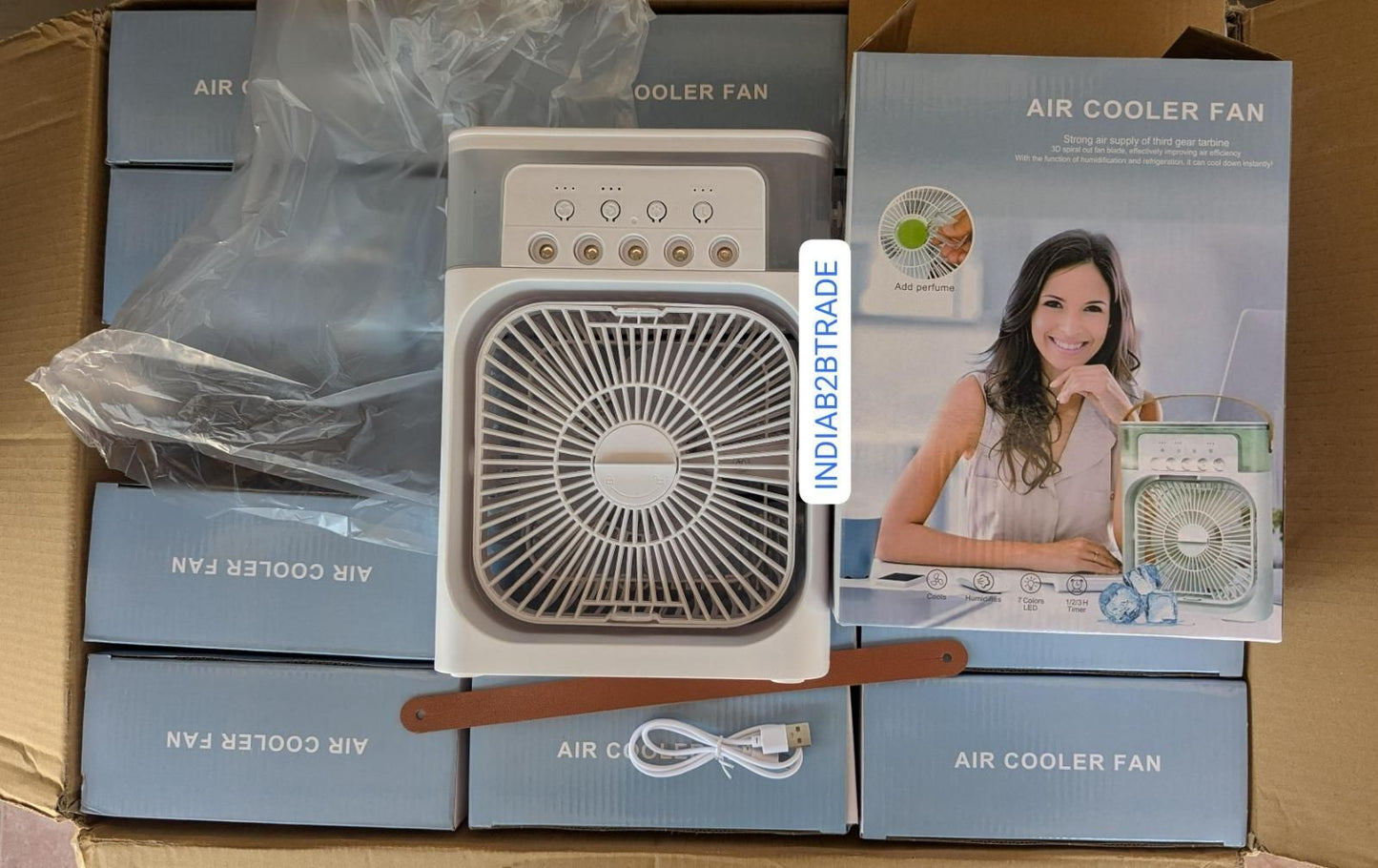 Mini USB Air Cooler Fan – Portable & Powerful Relief from Summer Heat