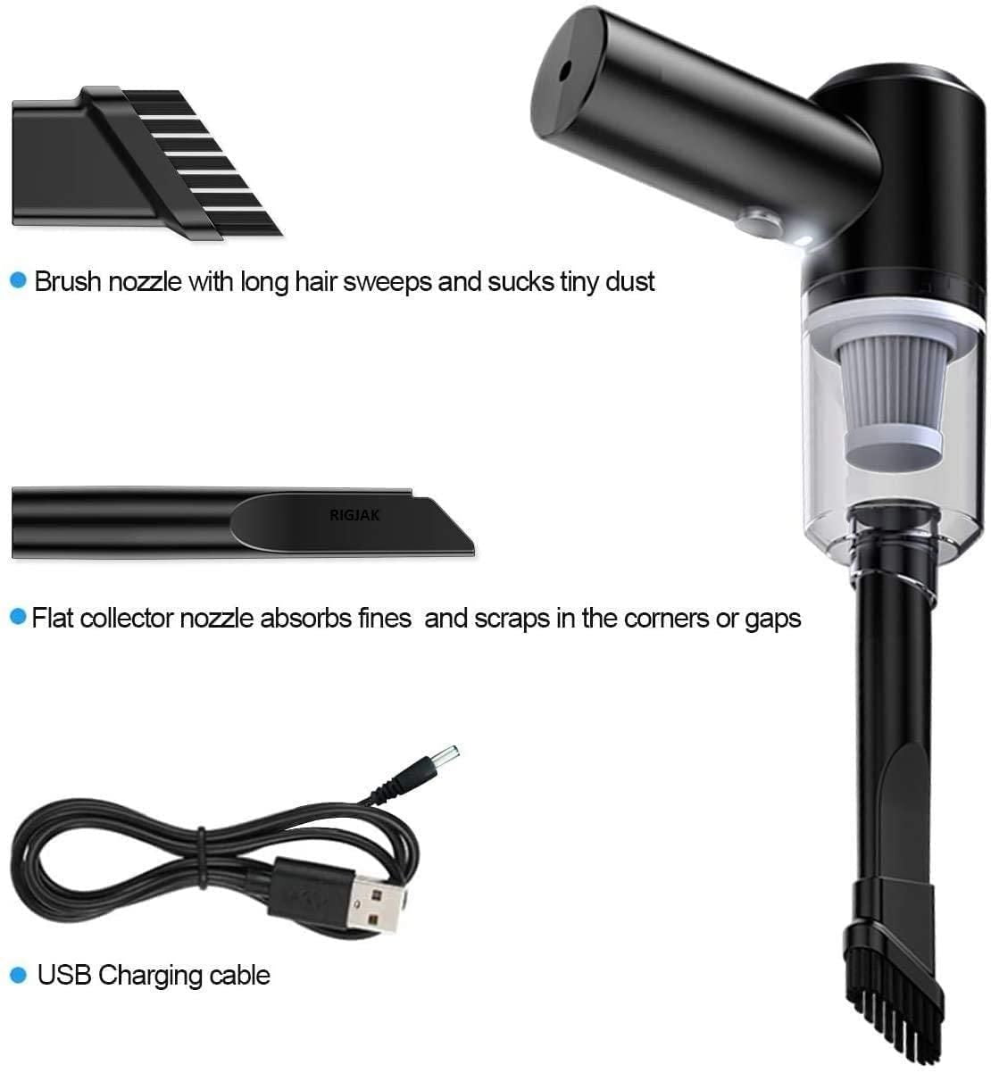 2-in-1 Vacuum Suction Cleaner & Air Duster – Wireless, Rechargeable & Portable