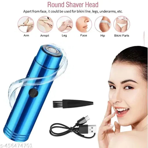 "Mini Electric Shaver - Pocket Size Rechargeable & Waterproof Shaver for Men and Women"