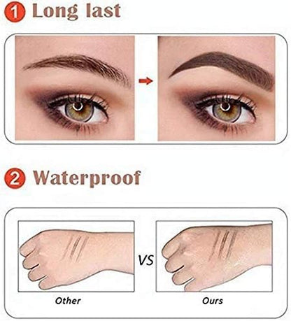 3D Waterproof Microblading Eyebrow Pen 4 Fork Tip Tattoo Pencil