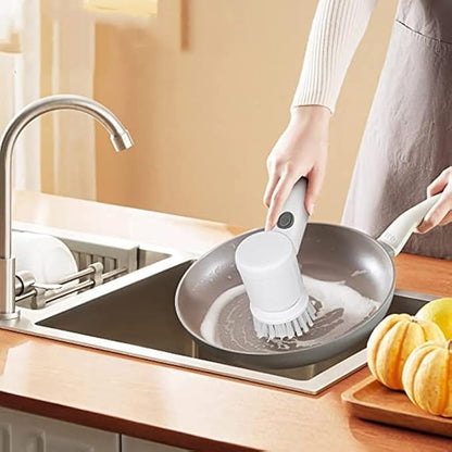 ScrubWhirl™ – 5-in-1 Spin Brush | For Tiles, Corners & More | Daily Cleaning