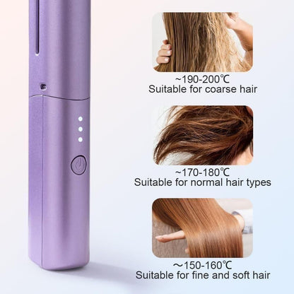 Mini Hair Straightener – Portable, Fast-Heating, & Gentle on Hair  Perfect for Travel & Everyday Styling